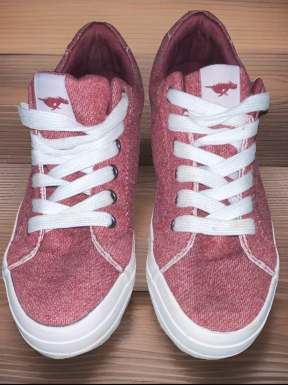 Rocket Dog Pink Canvas Low-Top Sneakers